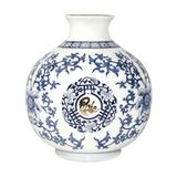  Vase 23cm - Bình hoa bầu 23cm "Phúc Lộc Thọ" 