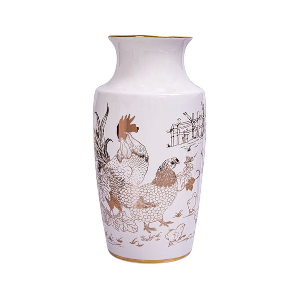  Vase 24cm - Bình hoa Kim Kê 24cm 
