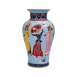  Vase 24cm - Bình hoa hương sắc Việt Nam 24cm bắt chỉ vàng 