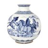 Vase 23cm - Bình hoa bầu 23cm "Mã Đáo Thành Công"