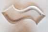 Blanche - S-shape Plate 53 x 13cm - Dĩa chữ S 53 x 13cm lộc phát có vệt