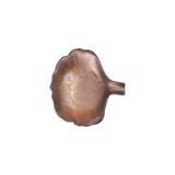  Ancient - Sauce Dish 9 x 3cm - Chén lá vỏ sò 9 x 3cm nâu đồng 
