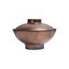  Ancient - Bowl w/ Lid 17cm - Bát loe có nắp 17cm nâu đồng 