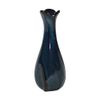 Vase 17cm - Bình hoa 17cm bông hồng xanh viền nâu