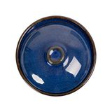  Saphir - Bowl w/ Lid 13cm - Thố súp có nắp 13cm xanh viền nâu 