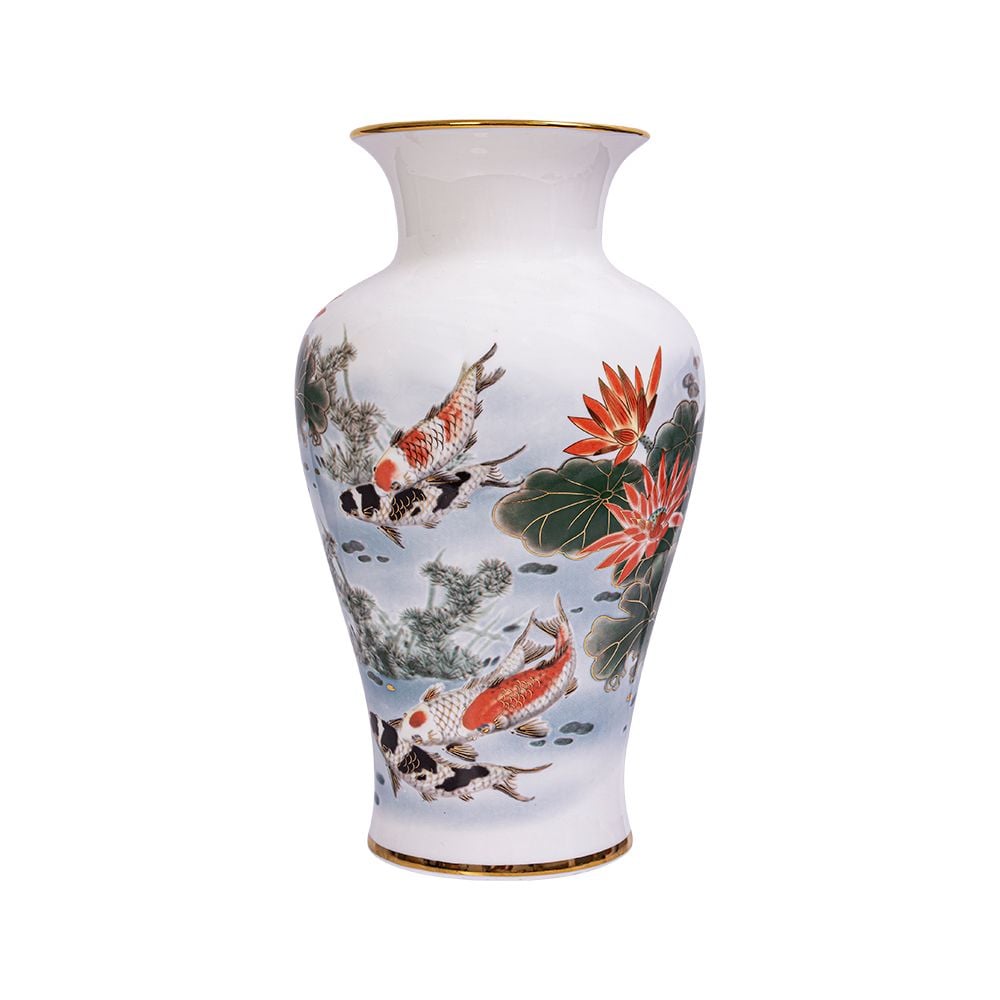  Vase 31cm - Bình hoa Việt 31cm cá chép (M3) 