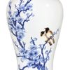 Vase 31cm - Bình hoa Việt 31cm hoa đào xanh (M3) 