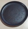 Lava - Round Plate 22cm - Dĩa tròn vành 22cm đen phun hạt đỏ