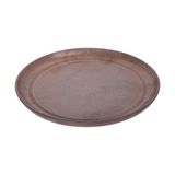  Ancient - Round Plate 22cm - Dĩa tròn vành 22cm nâu đồng 
