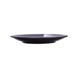  Noir - Round Plate 23.5cm - Dĩa tròn 23.5cm đen có vệt 