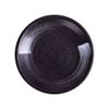 Noir - Round Plate 23.5cm - Dĩa tròn 23.5cm đen có vệt
