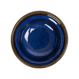  Saphir - Sauce Dish 8.5 x 2.8cm - Chén chấm 8.5 x 2.8cm xanh viền nâu 
