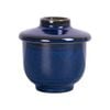Saphir - Cup w/ Lid 8.7 x 8cm - Ly có nắp 8.7 x 8cm xanh viền nâu
