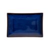 Saphir - Plate 21 x 14.5 x 2.8cm - Dĩa 21 x 14.5 x 2.8cm xanh viền nâu