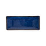  Saphir - Rectangular Plate 22 x 9.3 x 2.3cm - Dĩa chữ nhật 22 x 9.3 x 2.3cm xanh viền nâu 