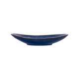  Saphir - Oval Bowl 23 x 11 x 6cm - Tô oval 23 x 11 x 6cm xanh viền nâu 