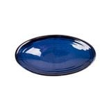  Saphir - Oval Plate 26.5 x 14.5cm - Dĩa oval 26.5 x 14.5cm xanh viền nâu 