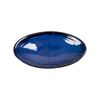 Saphir - Oval Plate 26.5 x 14.5cm - Dĩa oval 26.5 x 14.5cm xanh viền nâu