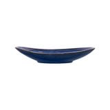  Saphir - Oval Plate 33 x 17cm - Dĩa oval 33 x 17cm xanh viền nâu 