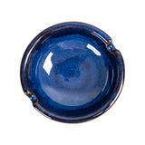  Saphir - Ashtray 9.3 x 9.3 x 3.7cm - Gạt tàn 9.3 x 9.3 x 3.7cm xanh viền nâu 