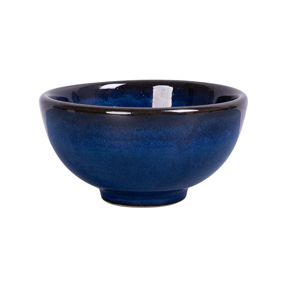  Saphir - Bowl 13.8 x 8cm - Tô 13.8 x 8cm xanh viền nâu 