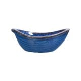  Saphir - Sauce Dish 11.5 x 7 x 4.5cm - Dĩa chấm 11.5 x 7 x 4.5cm xanh viền nâu 