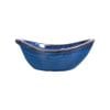 Saphir - Sauce Dish 11.5 x 7 x 4.5cm - Dĩa chấm 11.5 x 7 x 4.5cm xanh viền nâu