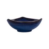  Saphir - Triangle Bowl 21.5 x 7cm - Tô 3 cạnh 21.5 x 7cm xanh viền nâu 