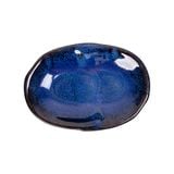  Saphir - Sauce Dish 10.2 x 7.3 x 2cm - Dĩa chấm 10.2 x 7.3 x 2cm xanh viền nâu 