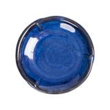  Saphir - Sauce Dish 9.9 x 2.5cm - Dĩa chấm 9.9 x 2.5cm xanh viền nâu 
