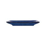  Saphir - Rectangular Plate 22 x 13 x 3cm - Dĩa chữ nhật 22 x 13 x 3cm xanh viền nâu 