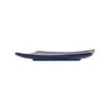  Saphir - Plate 31 x 24 x 2cm - Dĩa sọc 31 x 24 x 2cm xanh viền nâu 