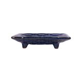  Saphir - Plate 12 x 3cm - Dĩa 12 x 3cm xanh viền nâu 
