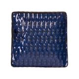  Saphir - Plate 12 x 3cm - Dĩa 12 x 3cm xanh viền nâu 