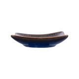  Saphir - Square Sauce Dish 10 x 2.8cm - Dĩa chấm vuông 10 x 2.8cm xanh viền nâu 