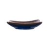 Saphir - Square Sauce Dish 10 x 2.8cm - Dĩa chấm vuông 10 x 2.8cm xanh viền nâu