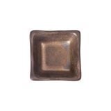 Ancient - Square Sauce Dish 6.3 x 2.8cm - Chén chấm vuông 6.3 x 2.8cm nâu đồng 