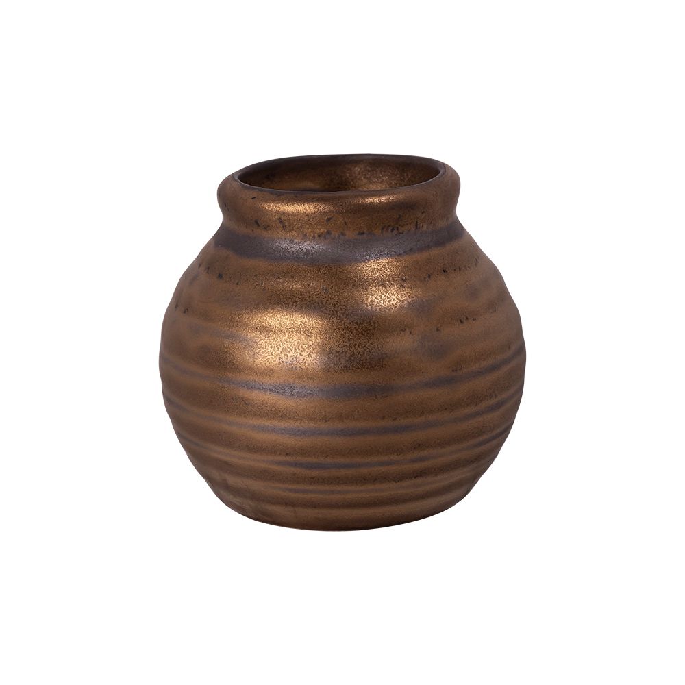  Ancient - Toothpick Holder 5.5 x 5.4cm - Hũ tăm 5.5 x 5.4cm nâu đồng 