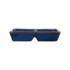 Saphir - 2-compartment Sauce Dish 12 x 6cm - Dĩa 2 ngăn nhỏ 12 x 6cm xanh viền nâu