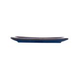  Saphir - Rectangular Plate 29 x 11.8 x 2.5cm - Dĩa chữ nhật 29 x 11.8 x 2.5cm xanh viền nâu 