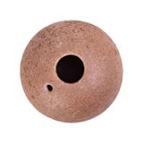  Vase_Trái tròn hồng phun san hô nâu không viền 