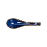  Saphir - Spoon 16 x 5.2 x 3.9cm - Muỗng 16 x 5.2 x 3.9cm xanh viền nâu 