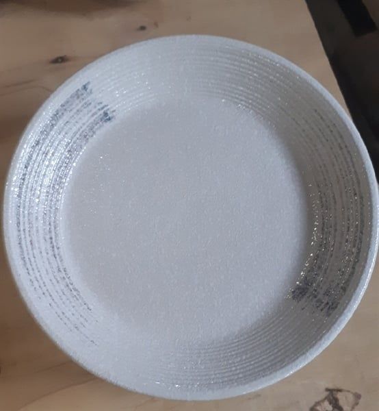  Blanche - Round Coup Plate 20cm - Dĩa ảo 20cm lộc phát có vệt 