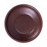  Terracotta - Round Bowl 34.5cm - Tô thấp 34.5cm tử sa phun kem 