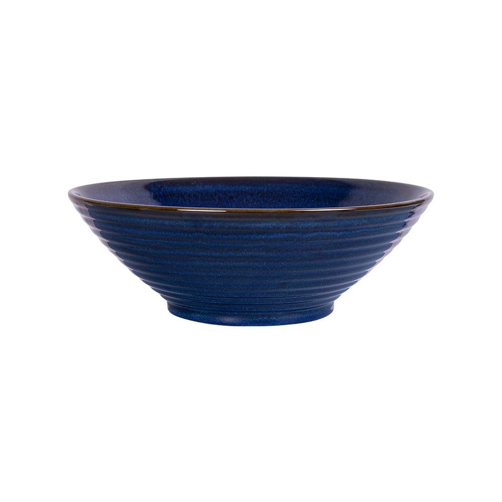  Saphir - Bowl 29cm - Tô loe 29cm xanh viền nâu 
