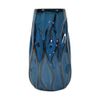 Vase_Bình hoa ngọc trời 24cm xanh viền nâu