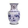 Vase 31cm - Bình hoa Việt 31cm "Phúc Hạc Liên Hoa" xanh dương