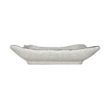  Blanche - Square Plate 17cm - Dĩa vuông 17cm phun vẽ lá 