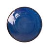 Saphir - Round Plate 21 x 3cm - Dĩa tròn 21 x 3cm xanh viền nâu