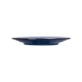  Saphir - Round Plate 28cm - Dĩa tròn 28cm xanh viền nâu 